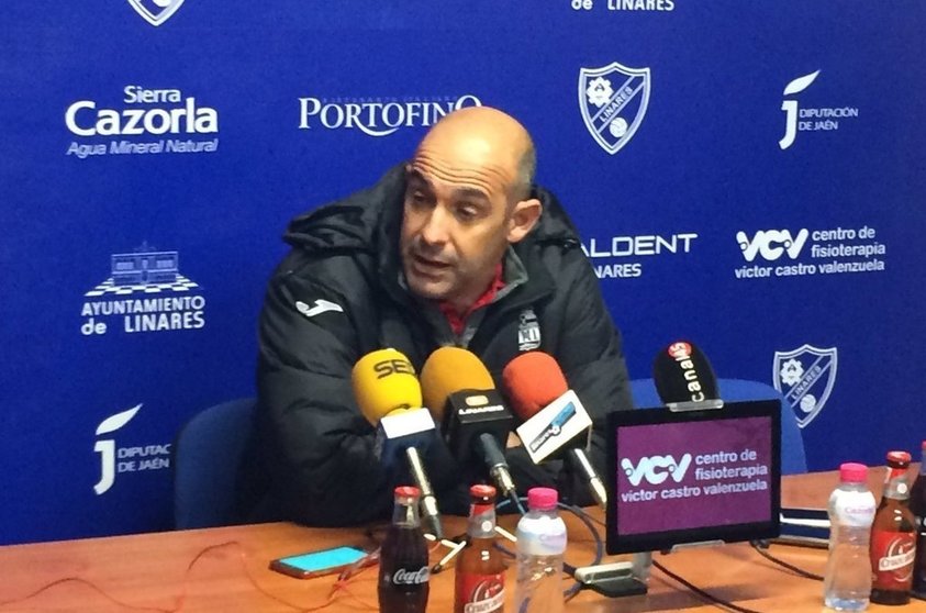 Alberto Monteagudo habla tras el empate en Linares/Foto: FCC