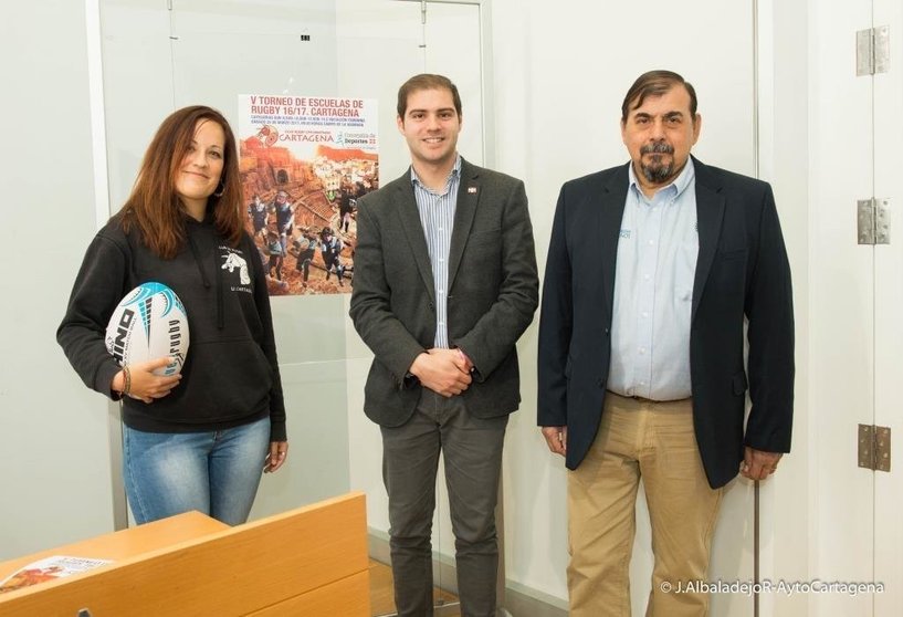 Presentación del V Torneo Escolar de Rugby Cartagena/Foto: Ayto Cartagena