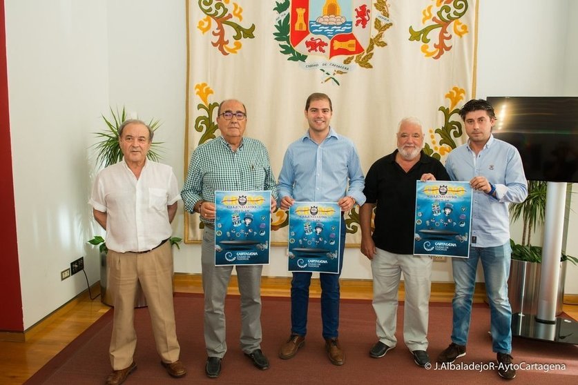 Presentación del nuevo calendario Crono en el Palacio Consistorial/Foto: Ayuntamiento de Cartagena