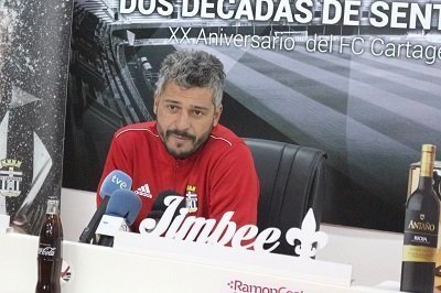 Munúa espera a un Ibiza mordiente en el Cartagonova/Foto: Prensa FCC