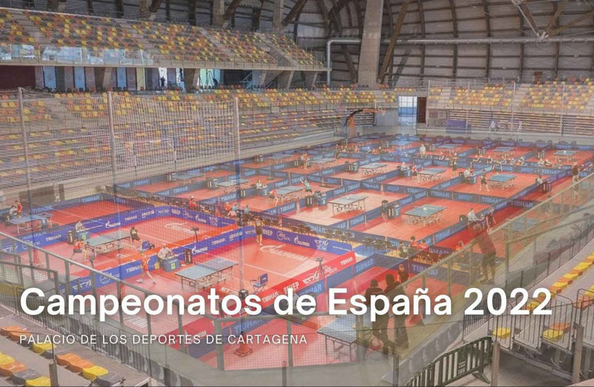 Cartagena será sede del Campeonato de España de Tenis de Mesa los meses de junio y julio