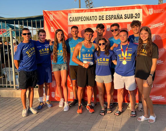 1-Campeonato de España- Equipo Sub20- UCAM Atletismo Cartagena