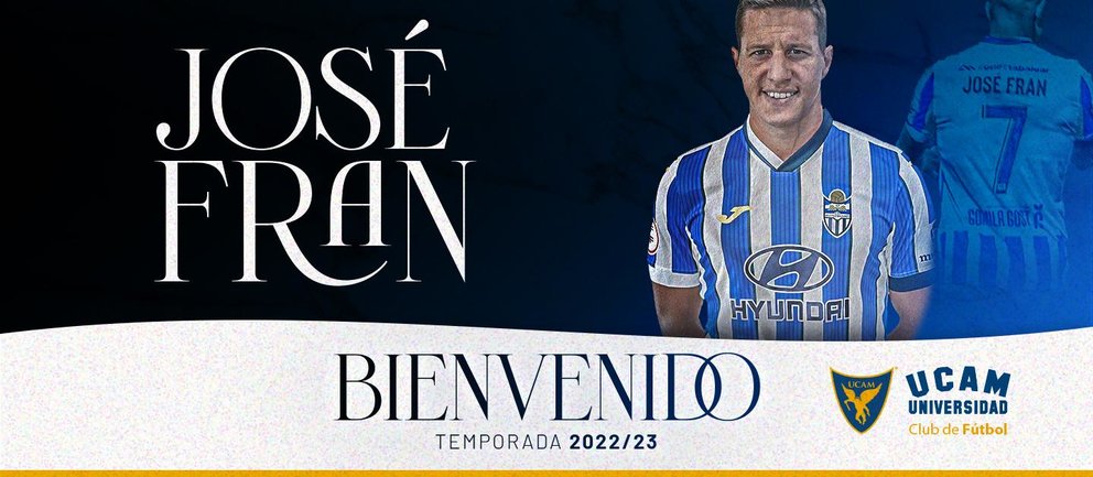 José Fran, refuerzo de lujo para el UCAM Murcia CF