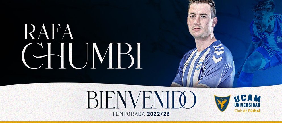 Chumbi refuerza la delantera del UCAM Murcia C.F.