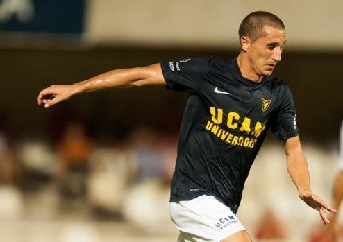 Manolo, futbolista del UCAM Murcia