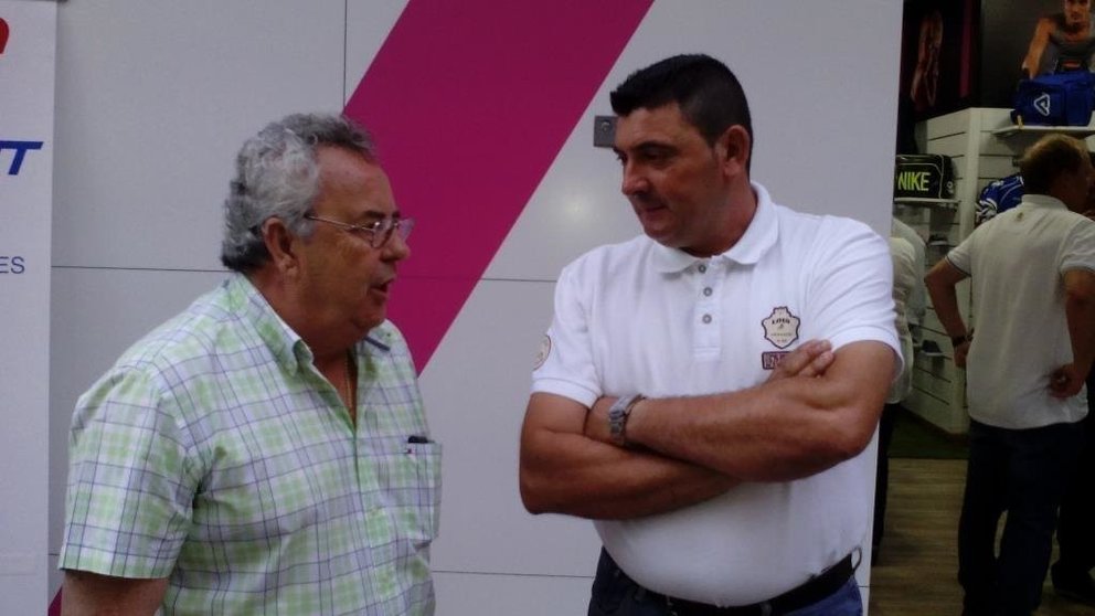 Paco Guardiola (izquierda) presidente de La Unión CF