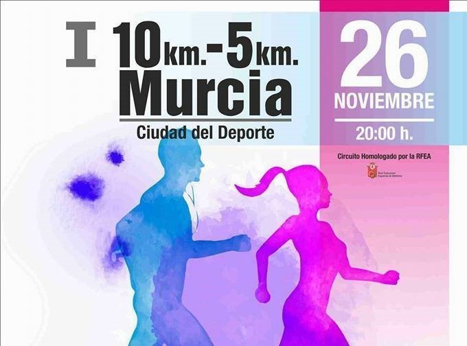 Cartel I 10km. Internacional Murcia Ciudad del Deporte