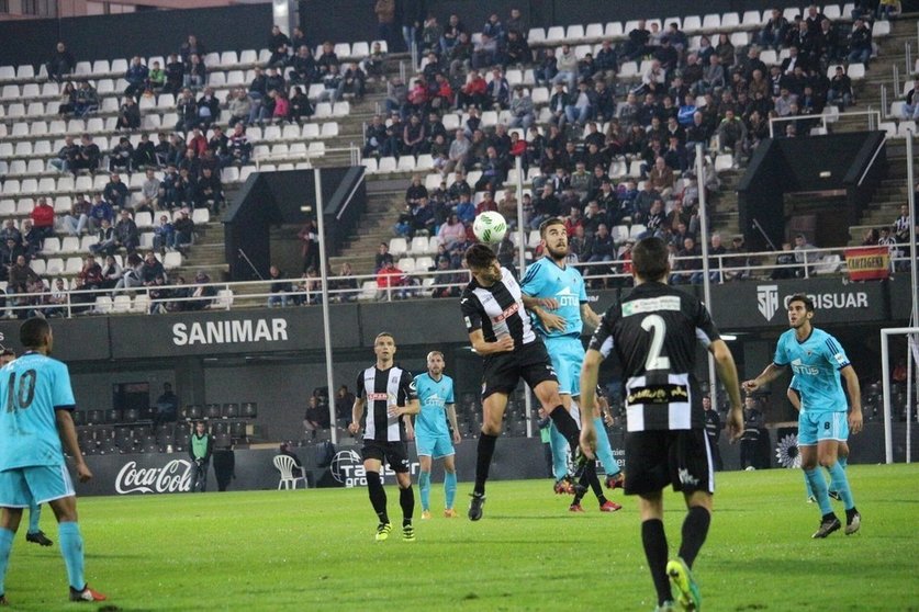 Cartagena y Balompédica Linense empataron a un gol en el último partido del año en el Cartagonova/Foto: FCC