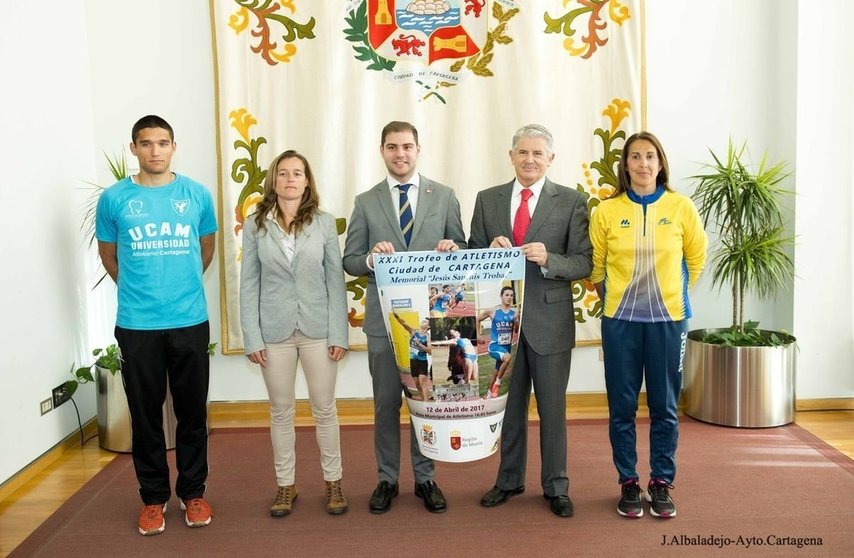 Presentación del Trofeo de Atletismo Ciudad de Cartagena &#39;Memorial Jesús Sanchís Trobat&#39;/AYUNTAMIENTO DE CARTAGENA