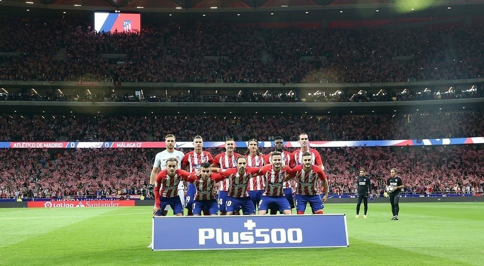 Así salió el Atlético en el debut del Wanda Metropolitano/Foto: Atlético de Madrid