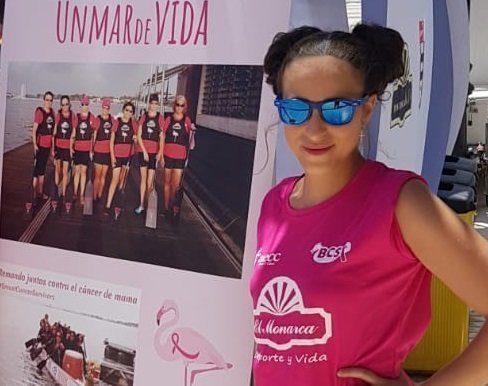 Jessica Fonseca, deportista superviviente de cáncer de mama