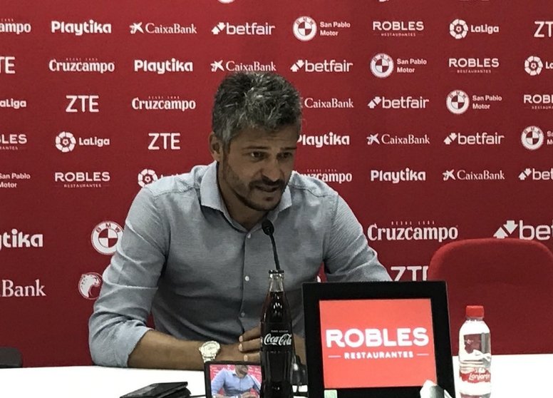Munúa habla tras la victoria en Sevilla/Foto: Prensa FCC