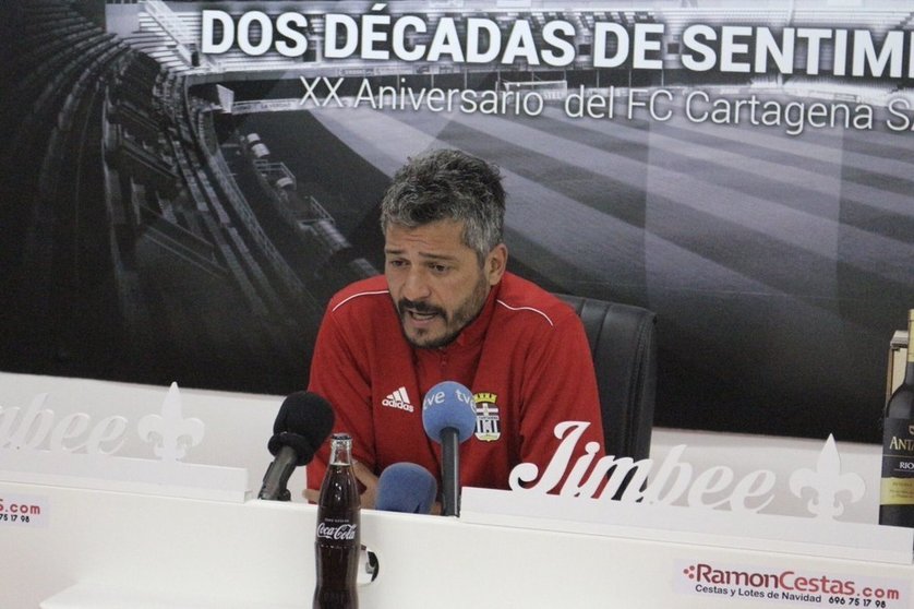 Munúa habla del CD El Ejido, rival de este domingo/Foto: Prensa FCC