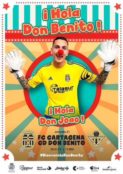 Cartel anunciador del Cartagena-Don Benito