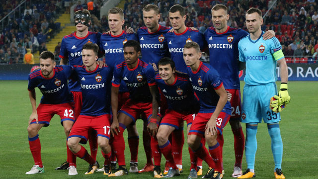 Una imagen de la actual plantilla del CSKA de Moscú/Foto: livefutbol.com