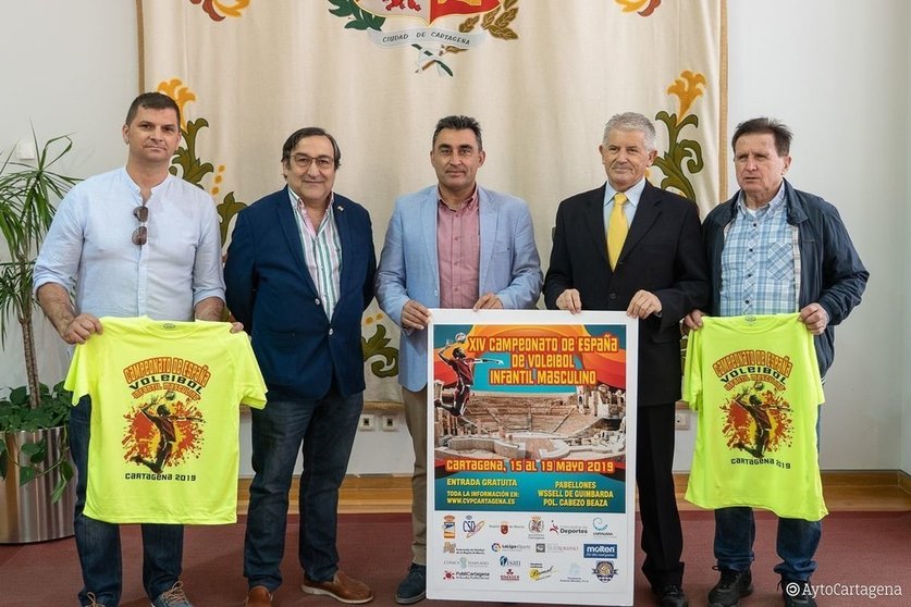Presentación Campeonato de España de Voleibol infantil masculino 2019/Cartagena.es