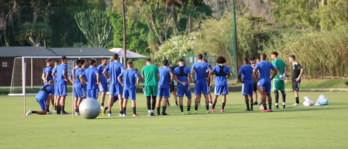El FC Cartagena entrenó en el Marbella Sport Center
