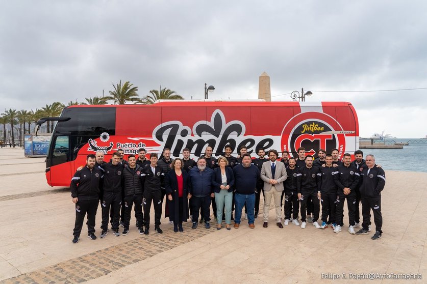 El Jimbee paseará el nombre de Cartagena por toda España en su nuevo autobús. Foto: Cartagena.es