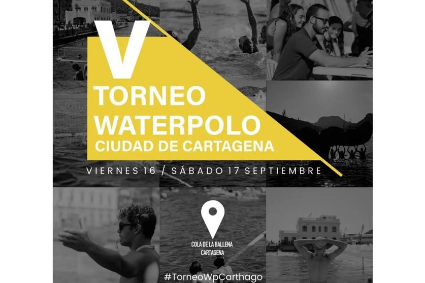La quinta edición del Torneo de Waterpolo Ciudad de Cartagena tendrá lugar en el Puerto