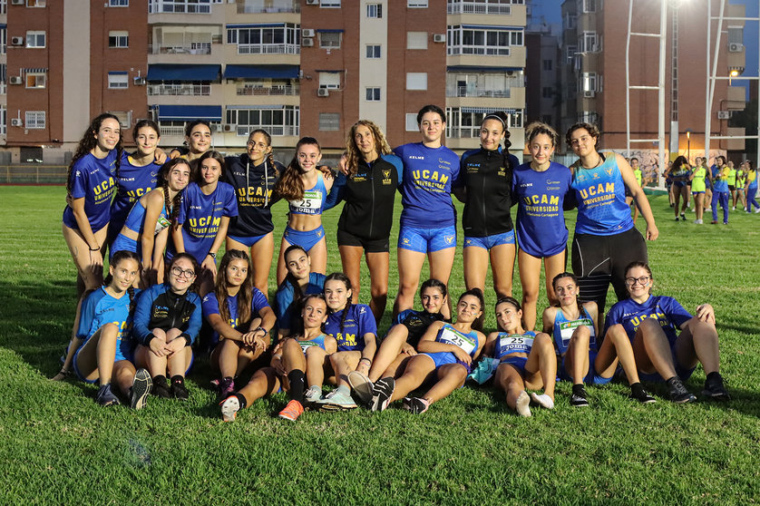 Segundo puesto para las chicas del UCAM Atletismo Cartagena en la final B del Campeonato de España Sub16 de Clubes