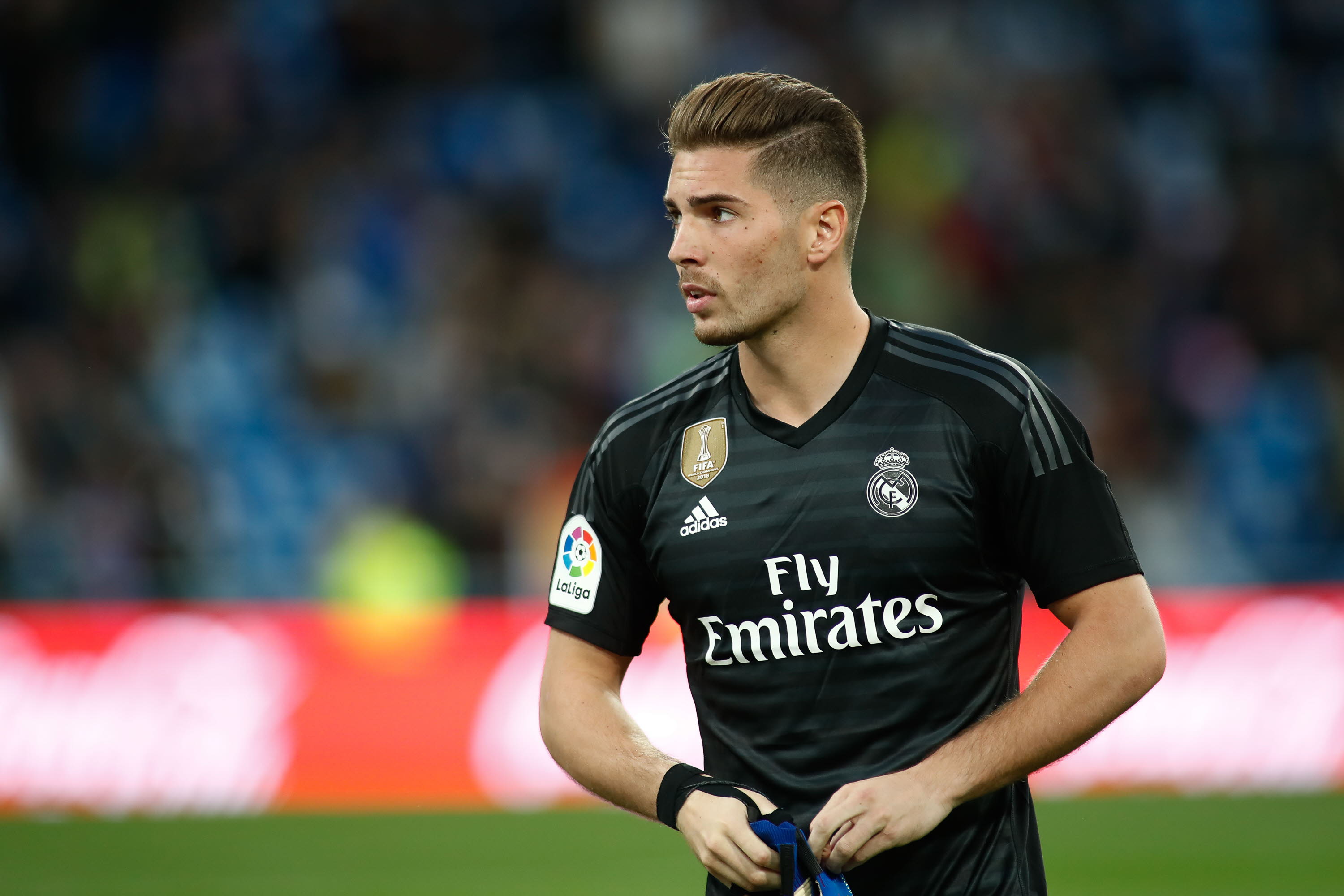 Luca Zidane of Real Madrid during the spanish championship, La Liga, football match played between Real Madrid and SD Huesca at Santiago Bernabeu Stadium in Madrid, Spain, on March 31, 2019.
TFGP.